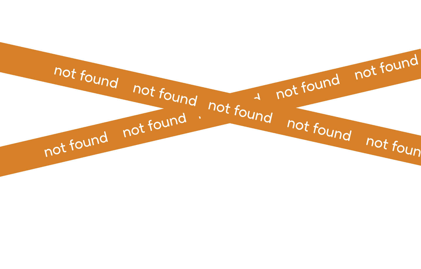 Not Found Tape